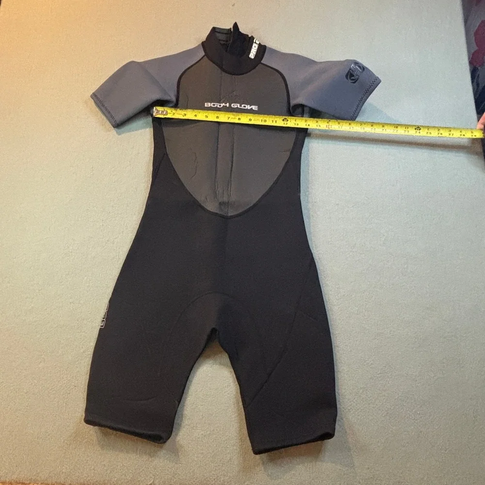 Body Glove Pro 2 Wetsuit 16 Black Gray Short Sleeve Spring Suit Scuba Surf Y2K